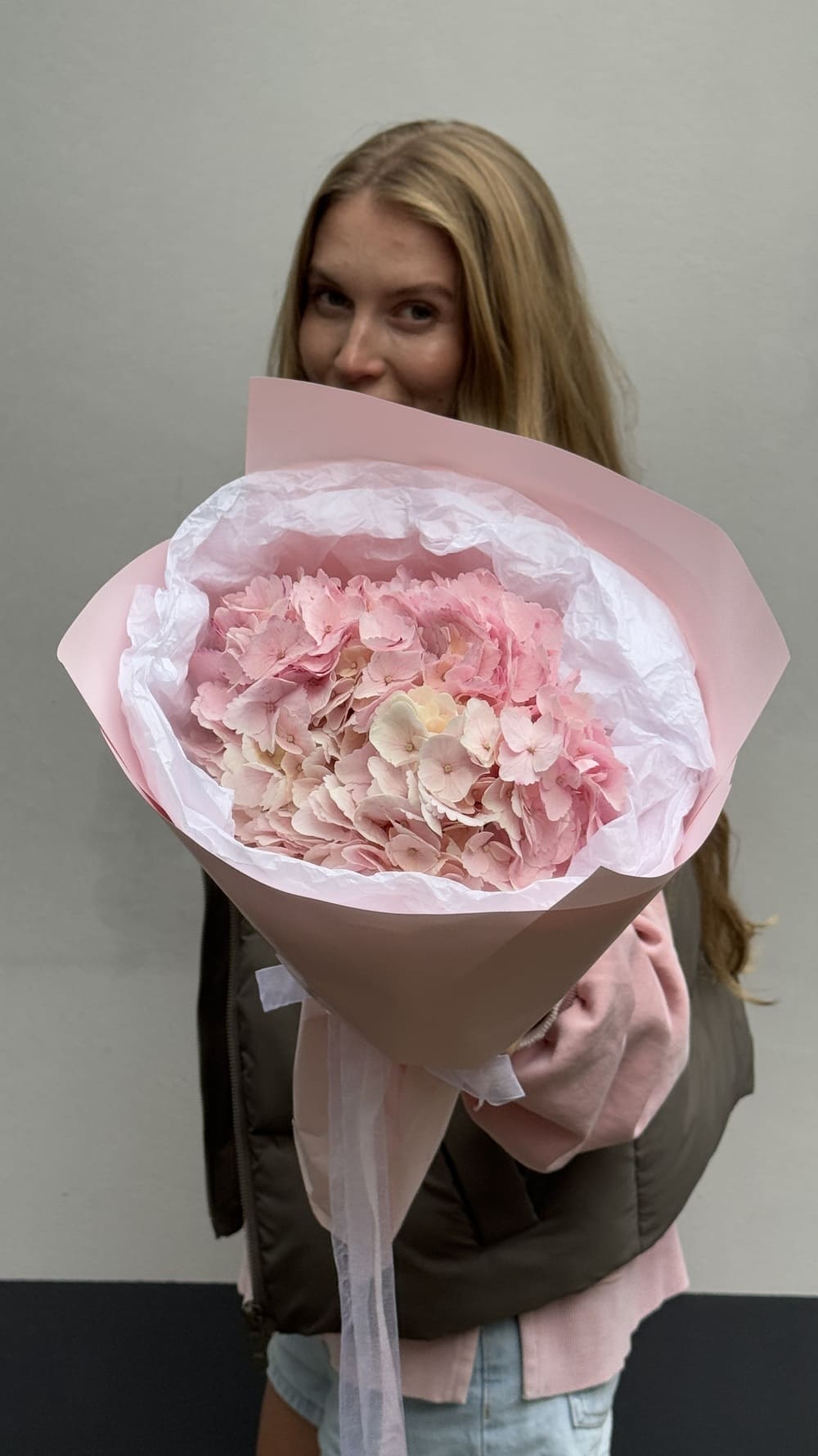 Букет из 1 гортензии Букет из 1 гортензии