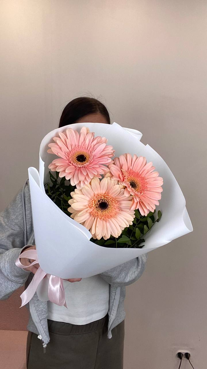 Букет из 3 гербер Букет из 3 гербер