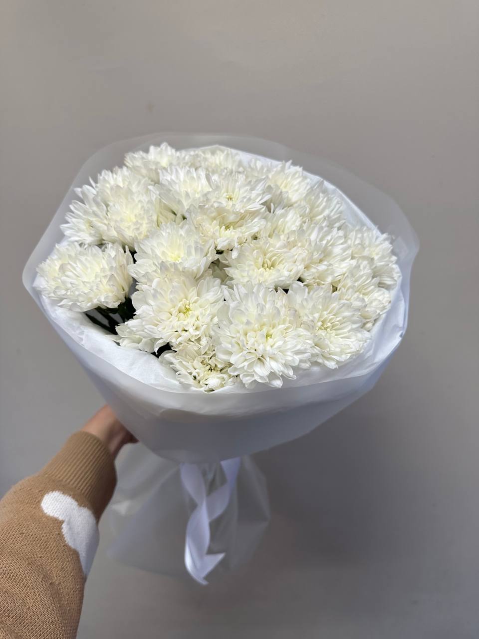 Букет из 5 кустовых хризантем Букет из 5 кустовых хризантем