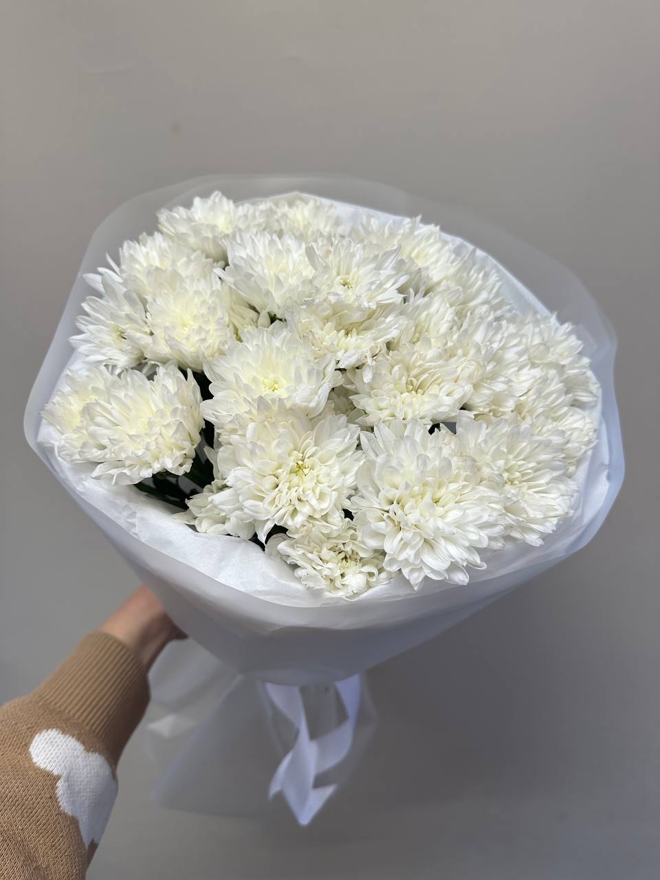 Букет из 5 кустовых хризантем Букет из 5 кустовых хризантем