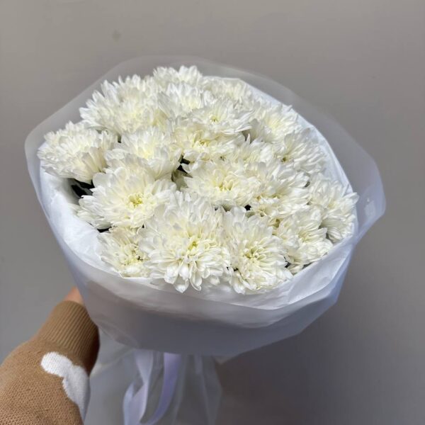 Букет из 5 кустовых хризантем