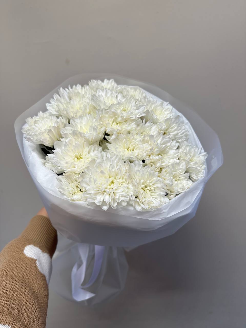 Букет из 5 кустовых хризантем Букет из 5 кустовых хризантем