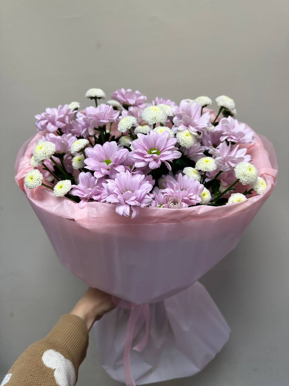 Букет из 9 кустовых хризантем Букет из 9 кустовых хризантем