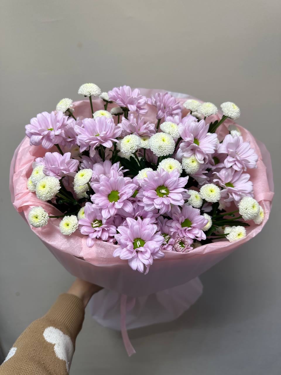 Букет из 9 кустовых хризантем Букет из 9 кустовых хризантем